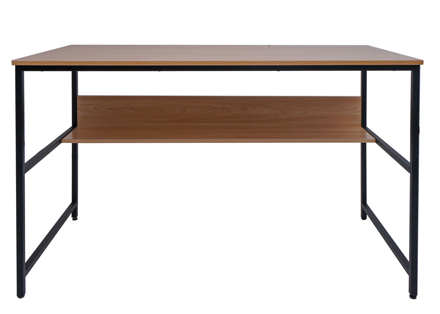 Cosmo Casa - Bureau - Kantoortafel Werktafelplank - Metaal & MDF - Naturel - 120×60 cm