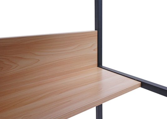 Cosmo Casa - Bureau - Kantoortafel Werktafelplank - Metaal & MDF - Naturel - 120×60 cm