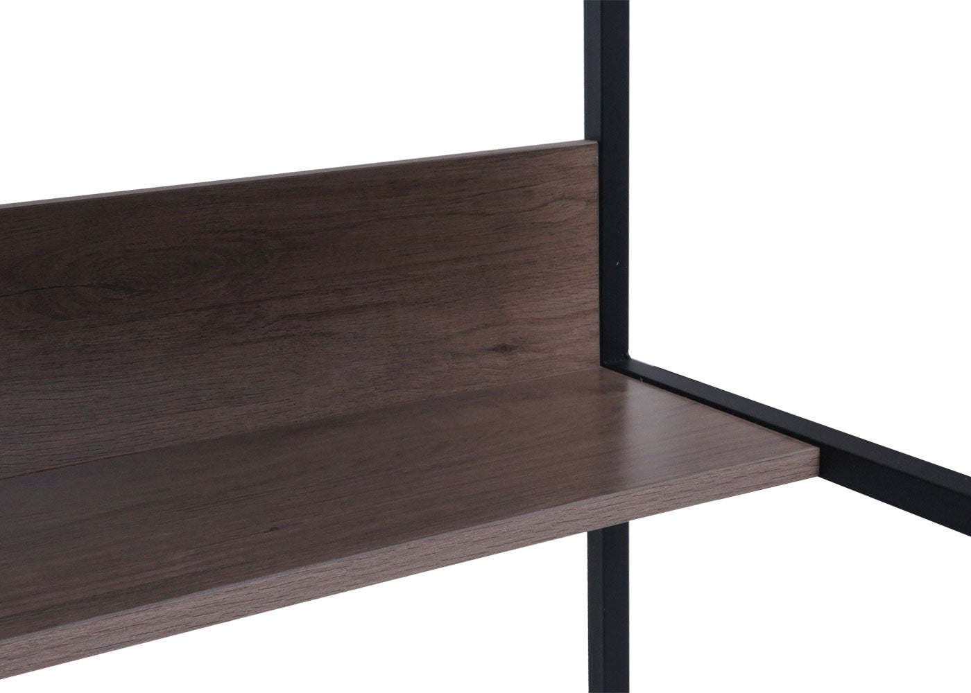 Cosmo Casa - Bureau - Kantoortafel Werktafelplank - Metaal & MDF - Grijsbruin - 120×60 cm