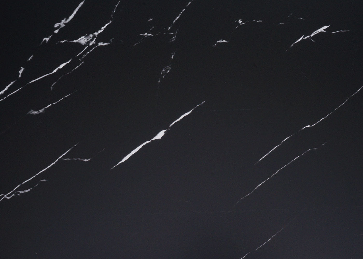 Cosmo Casa - Bureau - Bureautafel Computertafel - Metaal & MDF - Marmerlook Zwart - 120×60 cm