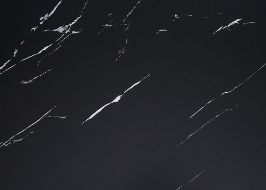 Cosmo Casa - Bureau - Bureautafel Computertafel - Metaal & MDF - Marmerlook Zwart - 120×60 cm