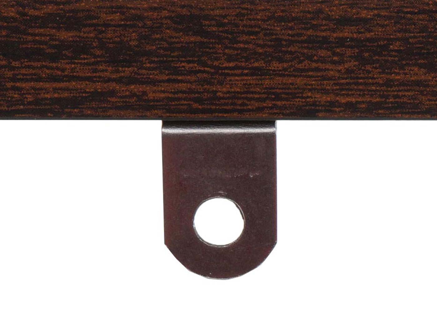 Cosmo Casa - Staande plank - Badkamer- en wasmachineplank - Hout en metaal - Bruin - 155x64x25cm