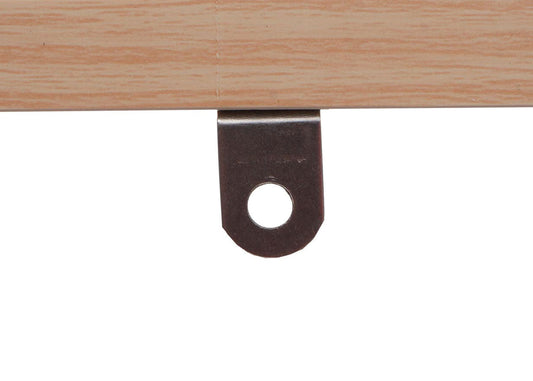 Cosmo Casa - Staande plank - Badkamer- en wasmachineplank - Hout en metaal - Naturel - 155x64x25cm