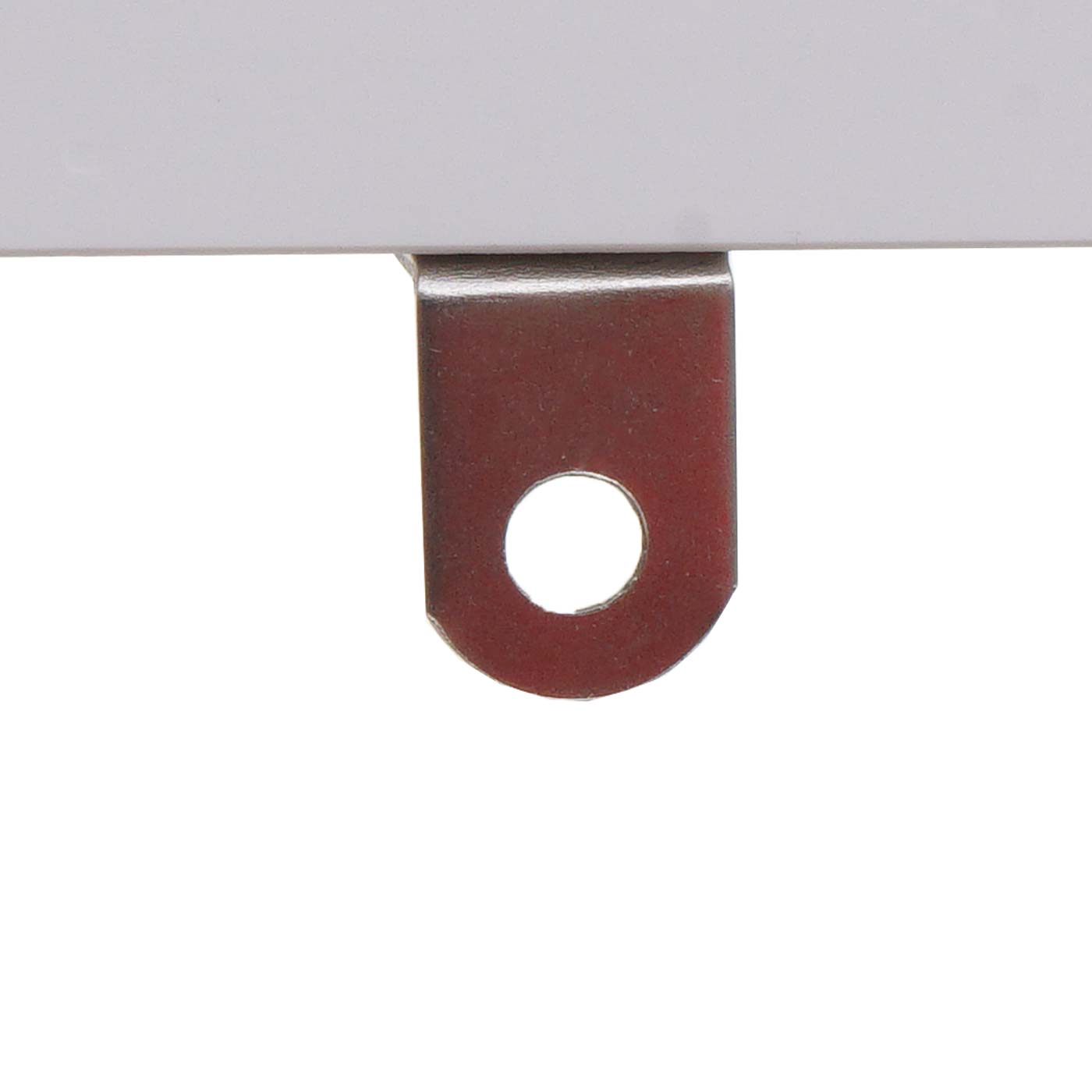 Cosmo Casa - Staande plank - Badkamer- en wasmachineplank - Hout en metaal - Marmerlook wit - 155x64x25cm