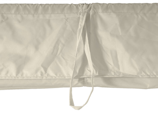 Cosmo Casa - Pergola - Tuinpaviljoen Terrasoverkapping - Stabiel 7 cm Metalen Frame - Bamboe Look Crèmewit - 3×3 m