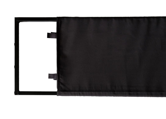 Cosmo Casa - Pergola - Tuinlamellenpaviljoen Terrasoverkapping - 8 cm Aluminium Frame & Stoftextiel - Antraciet - 3×3 m