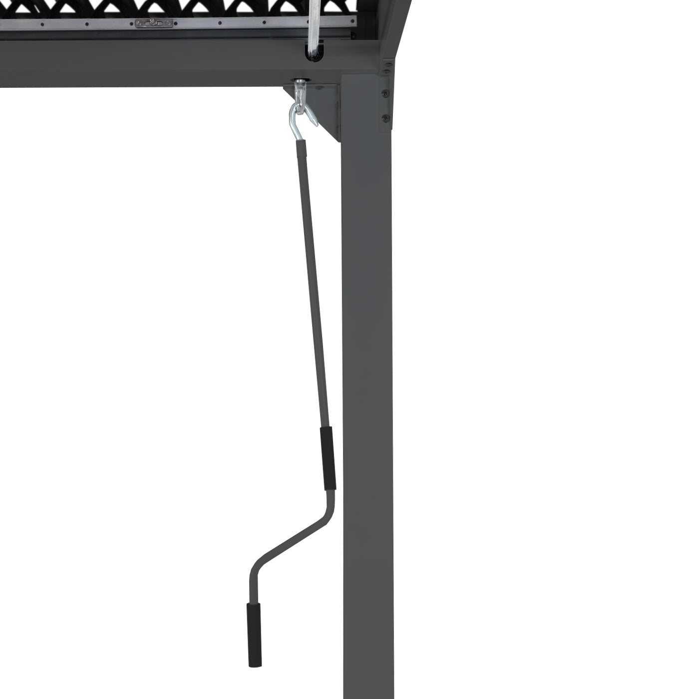 Cosmo Casa - Aluminium Pergola - Lamellenpaviljoen Terrasoverkapping - Aluminium Frame - Antraciet - 3×6 m