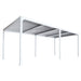 Cosmo Casa - Aluminium Pergola - Lamellenpaviljoen Terrasoverkapping - Aluminium Frame - Wit - 3×6 m