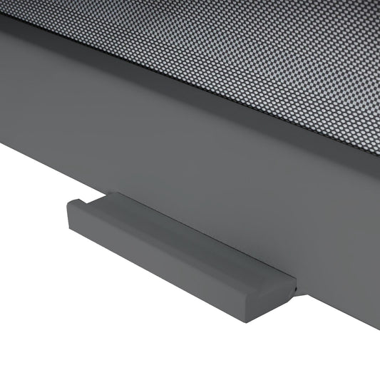 Cosmo Casa - Aluminium Pergola met 3 Zijwanden - Lamellenpaviljoen - Aluminium Frame - Antraciet - 3×3,7 m