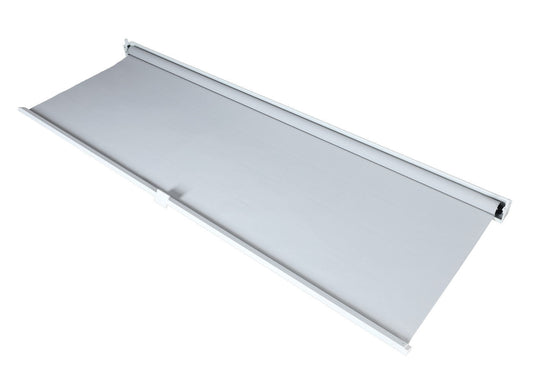 Cosmo Casa - Aluminium Pergola met 3 Zijwanden - Lamellenpaviljoen - Aluminium Frame - Wit - 3×3,7 m