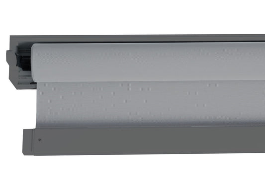 Cosmo Casa - Zijwand voor Pergola - Vervangende Zijwand Rolgordijn - Stoftextiel - Antraciet - 3×3,7 m