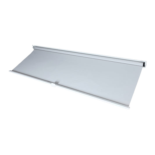 Cosmo Casa - Zijwand voor Pergola - Vervangende Zijwand Rolgordijn - Stoftextiel - Wit - 3×3,7 m