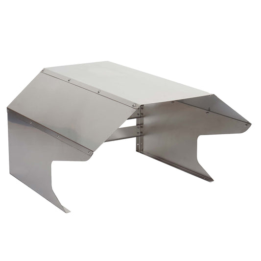 Cosmo Casa - Maairobotgarage - Dakshelter - Metaal (RVS) - 40×59×69 cm