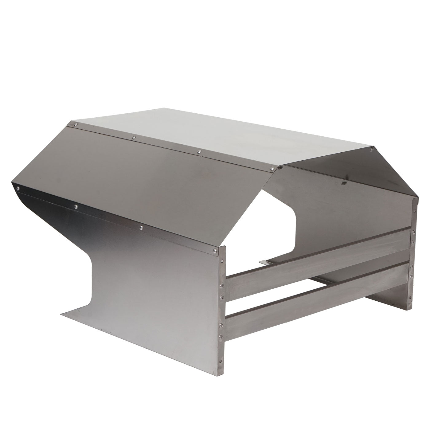 Cosmo Casa - Maairobotgarage - Dakshelter - Metaal (RVS) - 40×59×69 cm