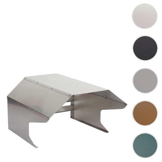 Cosmo Casa - Maairobotgarage - Dakshelter - Metaal (RVS) - 40×59×69 cm