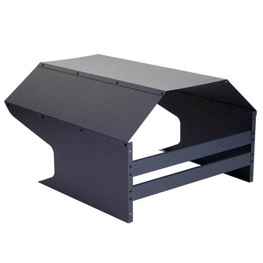 Cosmo Casa - Robotmaaiergarage - Dakopvang - Metaal - Antraciet - 40×59×69 cm