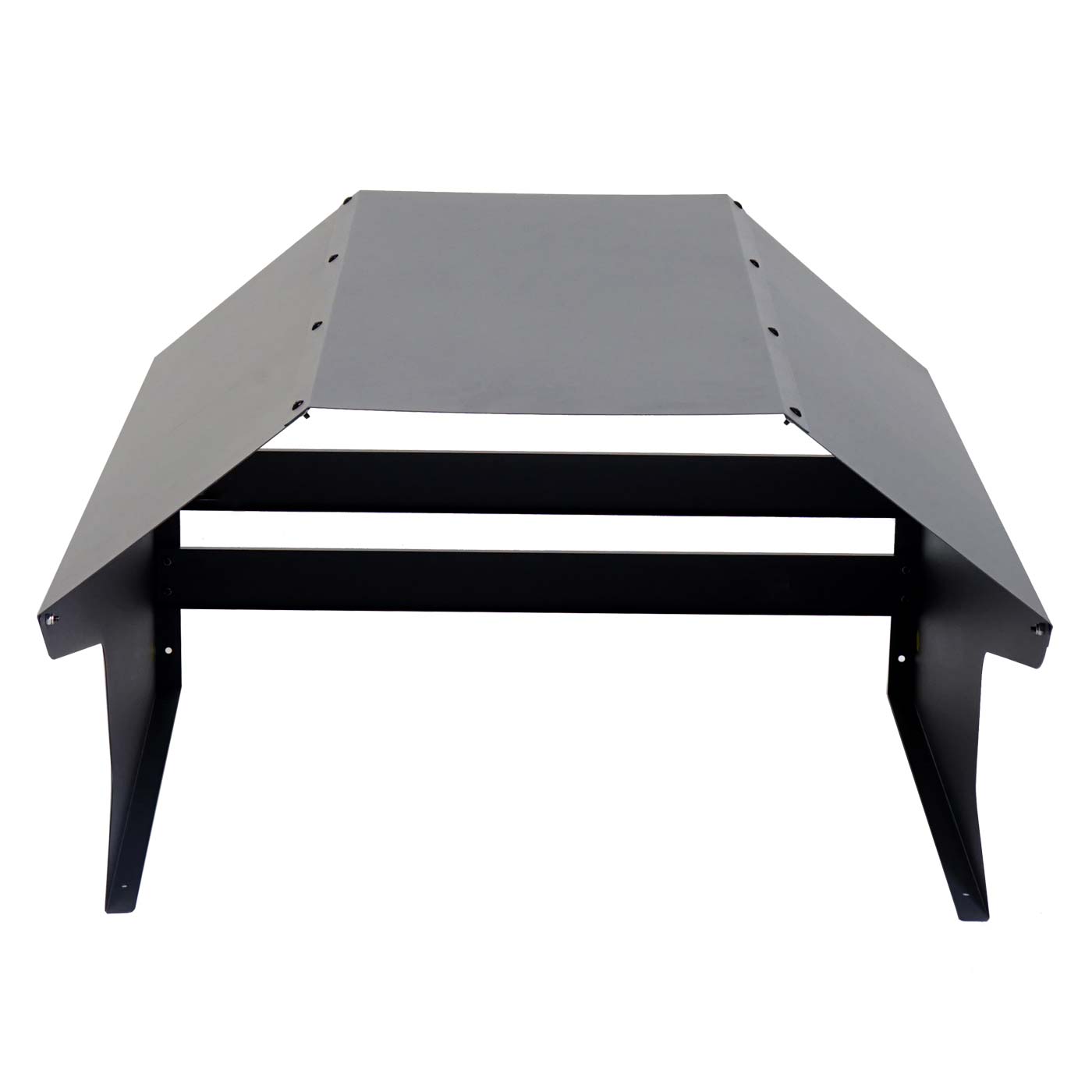 Cosmo Casa - Robotmaaiergarage - Dakopvang - Metaal - Antraciet - 40×59×69 cm