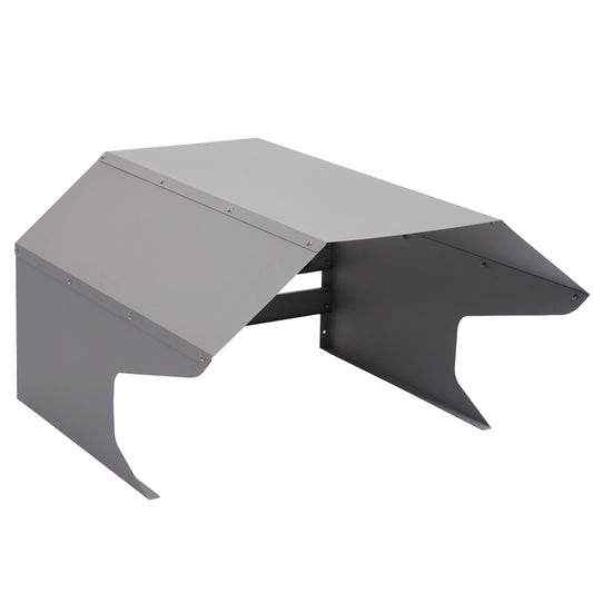 Cosmo Casa - Maairobotgarage - Dakkap - Metaal - Grijs - 40×59×69 cm