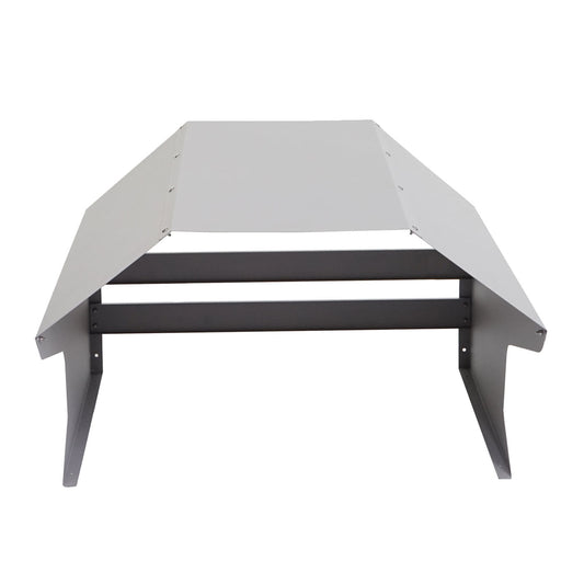 Cosmo Casa - Maairobotgarage - Dakkap - Metaal - Grijs - 40×59×69 cm