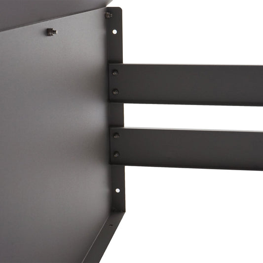 Cosmo Casa - Maairobotgarage - Dakkap - Metaal - Grijs - 40×59×69 cm