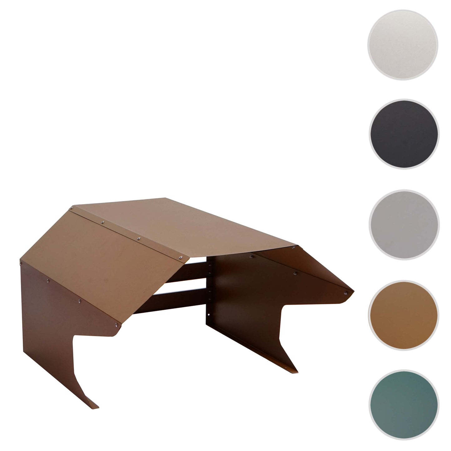 Cosmo Casa - Maairobotgarage - Dakkap - Metaal - Bruin - 40×59×69 cm