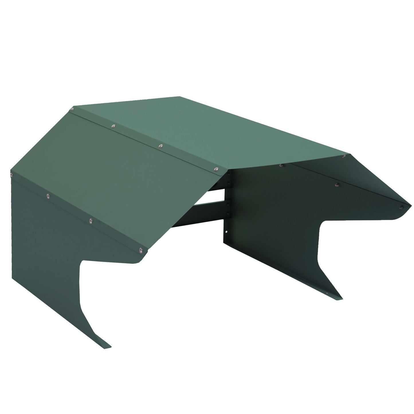 Cosmo Casa - Maairobotgarage - Dakkap - Metaal - Groen - 40×59×69 cm