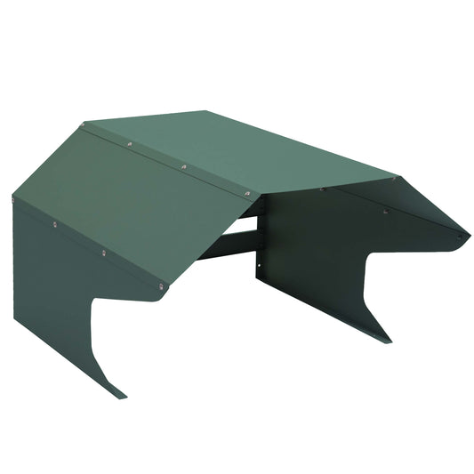 Cosmo Casa - Maairobotgarage - Dakkap - Metaal - Groen - 40×59×69 cm