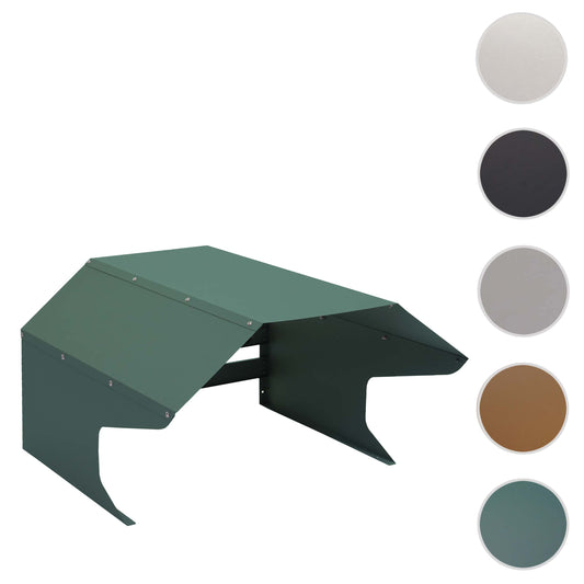 Cosmo Casa - Maairobotgarage - Dakkap - Metaal - Groen - 40×59×69 cm