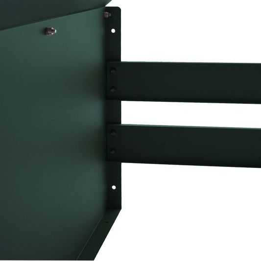 Cosmo Casa - Maairobotgarage - Dakkap - Metaal - Groen - 40×59×69 cm