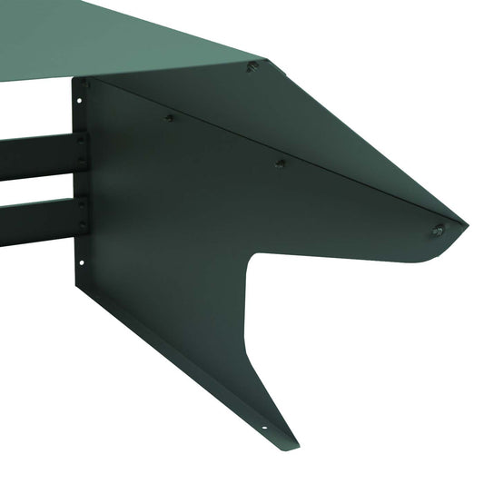 Cosmo Casa - Maairobotgarage - Dakkap - Metaal - Groen - 40×59×69 cm