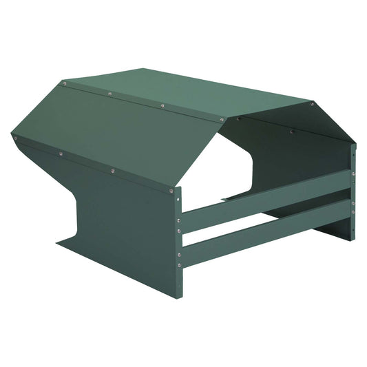 Cosmo Casa - Maairobotgarage - Dakkap - Metaal - Groen - 40×59×69 cm