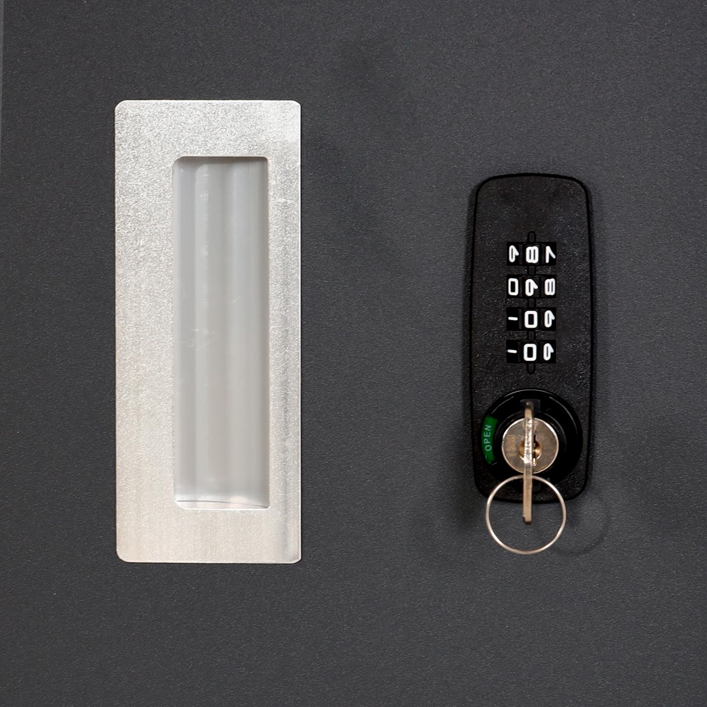 Cosmo Casa - Vuilnisbakdeksel 1-Delig - Vuilnisbakbak met Deksel - Uitbreidbaar - Staal - Antraciet - 103×60×62 cm / 24 kg