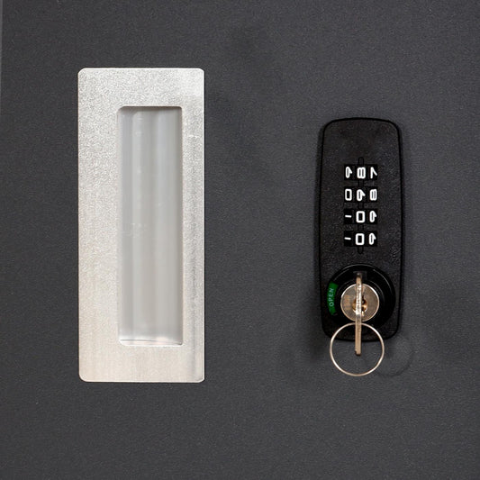 Cosmo Casa - Vuilnisbakdeksel 1-Delig - Vuilnisbakbak met Deksel - Uitbreidbaar - Staal - Antraciet - 103×60×62 cm / 24 kg