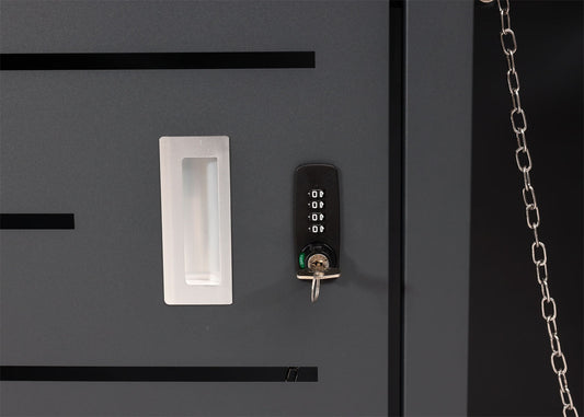 Cosmo Casa - 2-delige Vuilnisbakbekleding - Plantenbak - RVS & Metaal - 39 kg - 110×115×62 cm