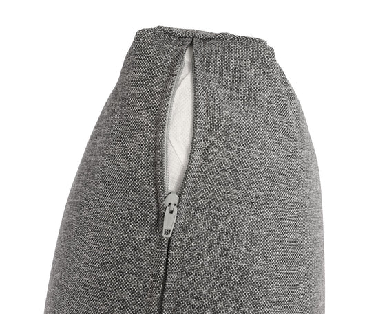 Cosmo Casa - Tuinset - Lounge Set met Bank - Aluminium & Acaciahout - Donkergrijs