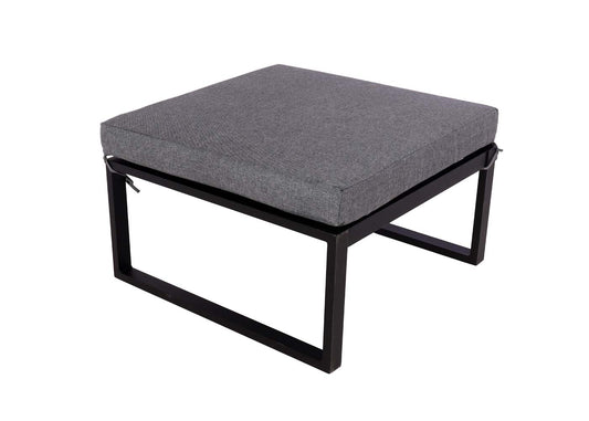 Cosmo Casa - Tuinset - Zitgroep Lounge met Bank - Aluminium & Acaciahout - Donkergrijs