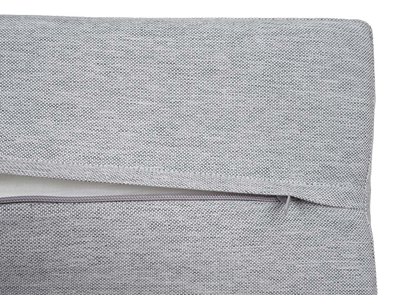 Cosmo Casa - Tuinset Lounge Zitgroep met Fauteuil & Bank - Gesponnen Poly & Aluminium - Lichtgrijs - Bekleding Lichtgrijs