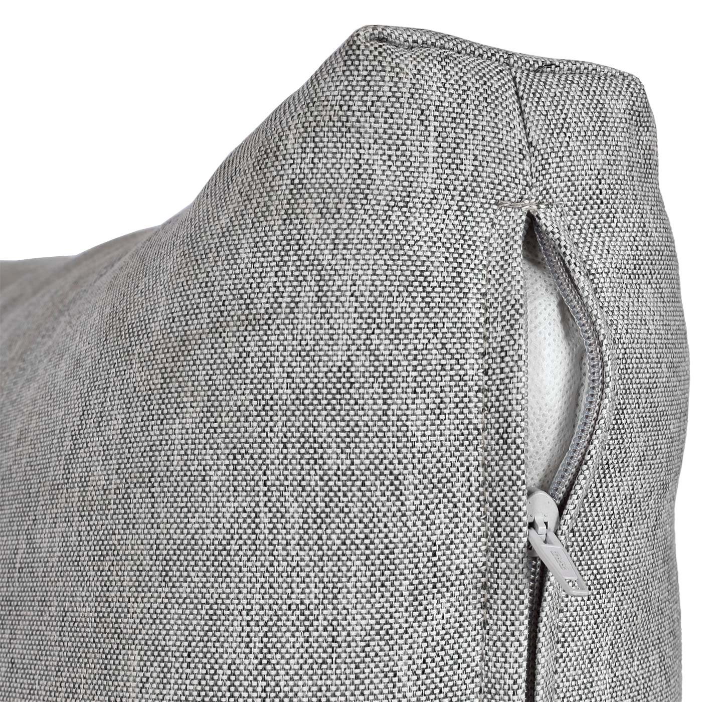 Cosmo Casa - Tuinset - Lounge Set met Bank - Acaciahout - Bekleding Lichtgrijs - MVG-Gecertificeerd