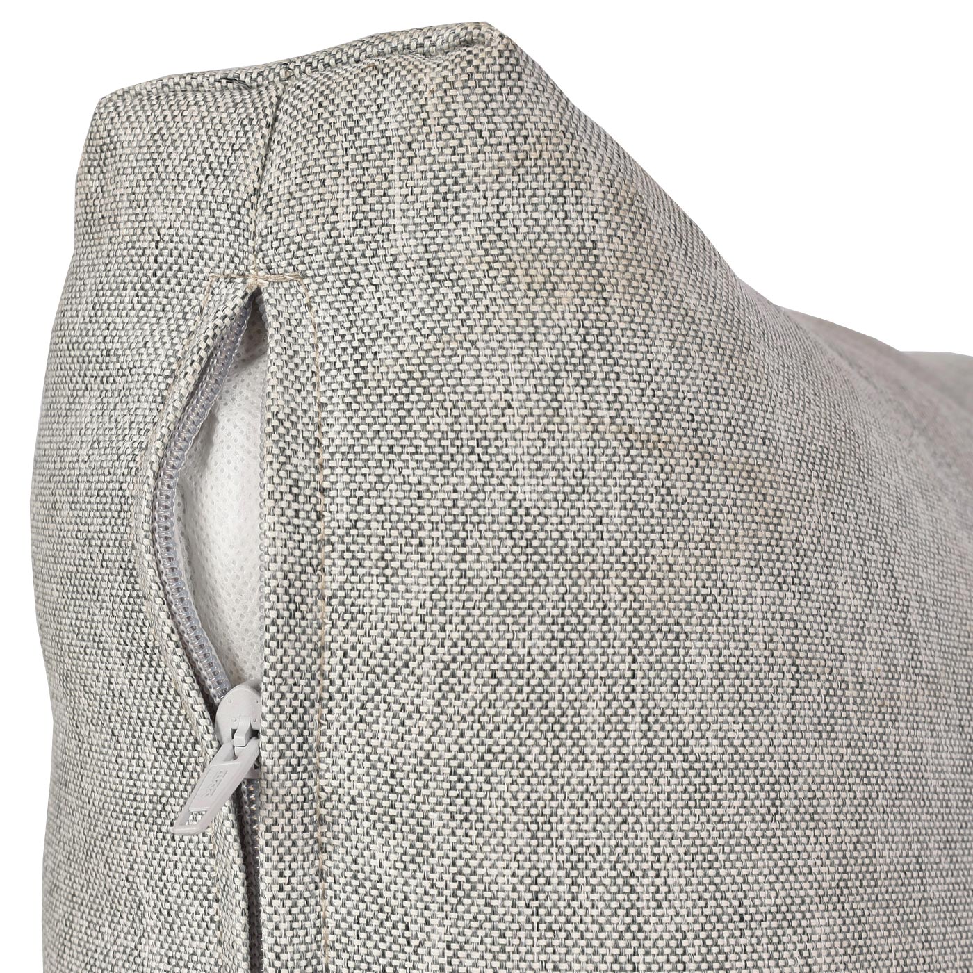 Cosmo Casa - Tuinset - Lounge Set met Bank - Polyrotan & Metaal - Lichtgrijs