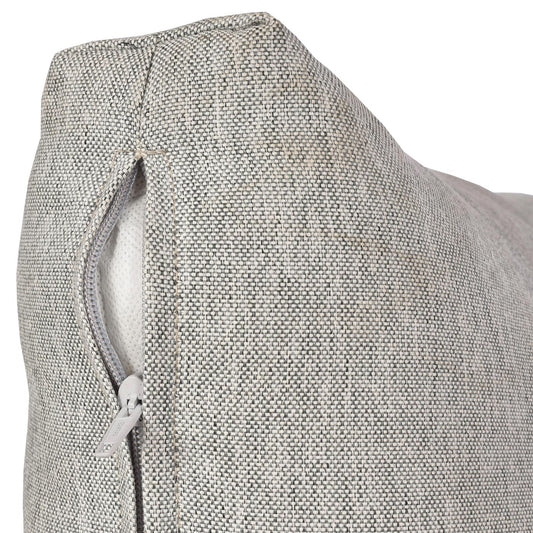 Cosmo Casa - Tuinset - Lounge Set met Bank - Polyrotan & Metaal - Lichtgrijs