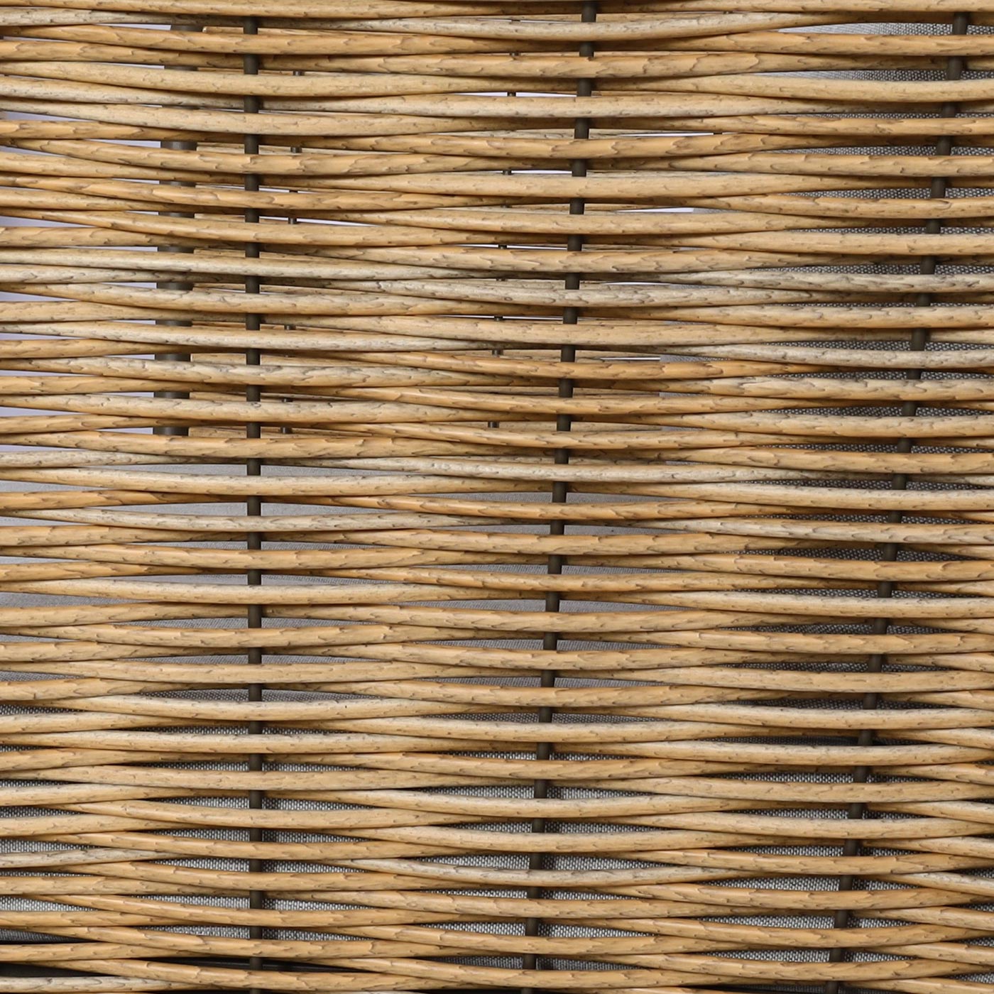 Cosmo Casa - Tuinset - Lounge Set met Bank - Polyrotan & Metaal - Lichtgrijs