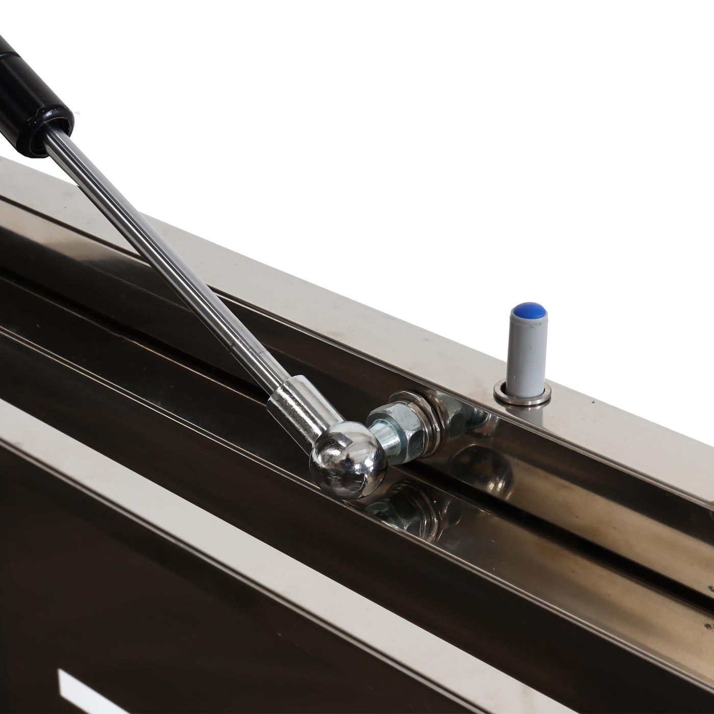 Cosmo Casa - Vuilnisbakdeksel - Enkelvoudig Uitschuifbaar - RVS - 103x60x62cm