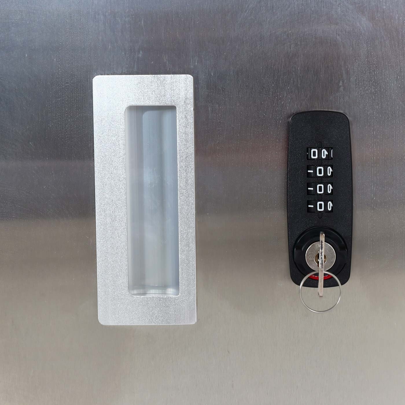 Cosmo Casa - Set van 2 Vuilnisbakdeksels - Uitschuifbaar - RVS - 103x115x63cm