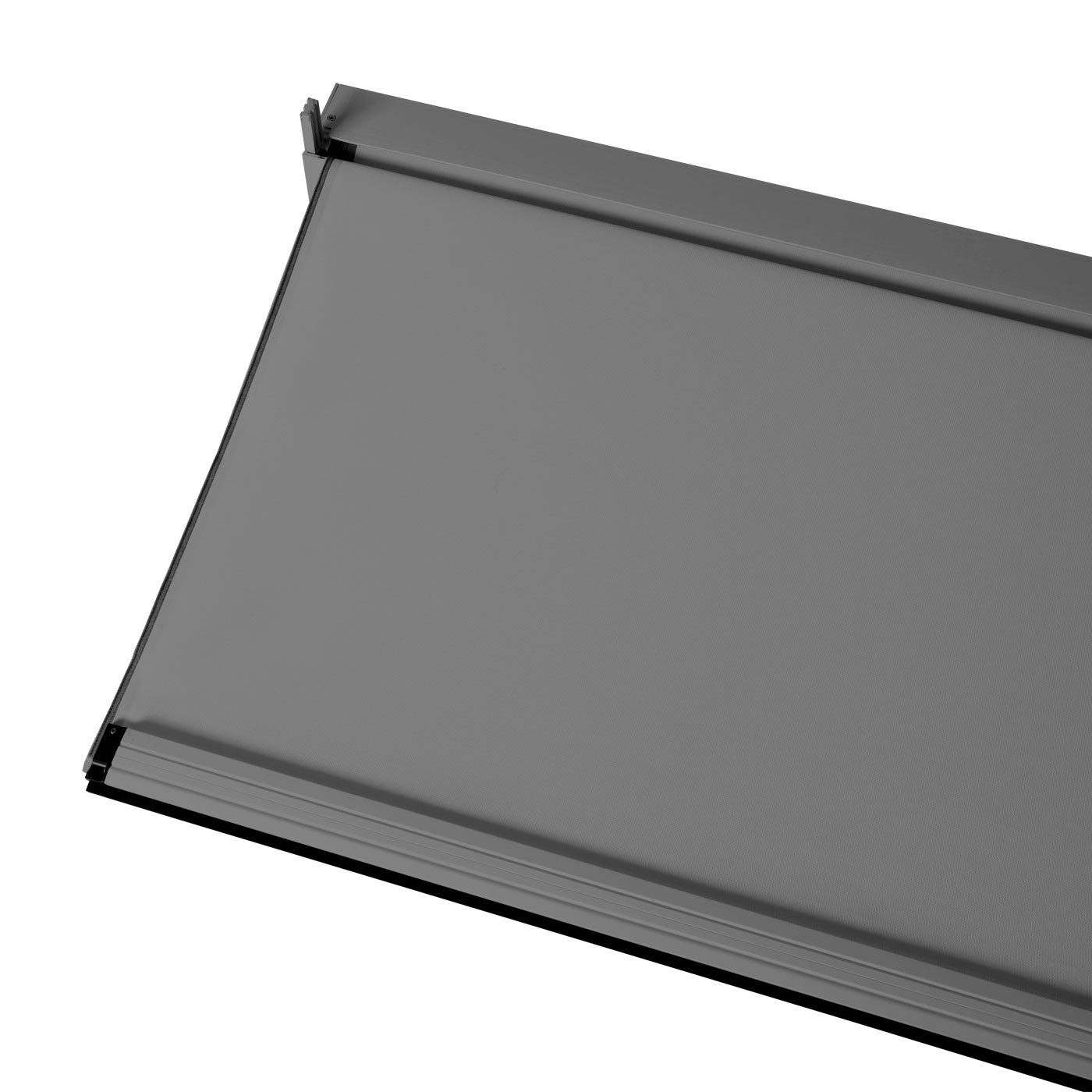 Cosmo Casa - Zijwand voor Pergola - Paviljoenrolgordijn Vervangende Zijwand - Stoftextiel - Antraciet - 3×3 m