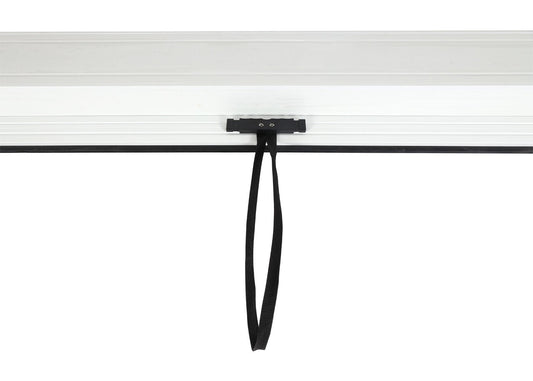 Cosmo Casa - Zijwand voor Pergola - Paviljoenrolgordijn Vervangende Zijwand - Stoftextiel - Wit - 3×3 m