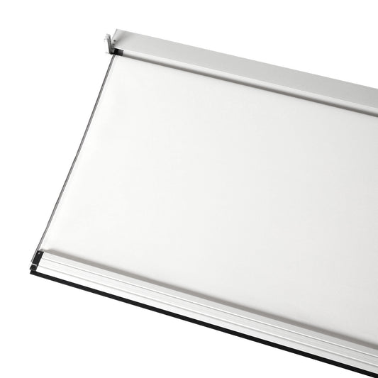 Cosmo Casa - Zijwand voor Pergola - Paviljoenrolgordijn Vervangende Zijwand - Stoftextiel - Wit - 3×3 m