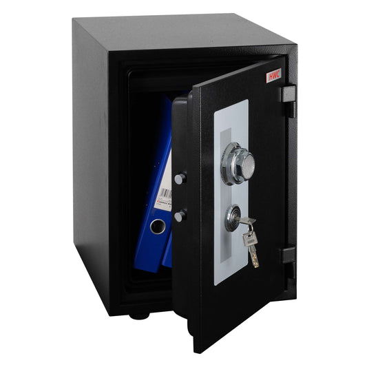 Cosmo Casa - Kluis - Brandwerend 60 min - Metaal - Zwart - 52×36×39 cm (20 l)