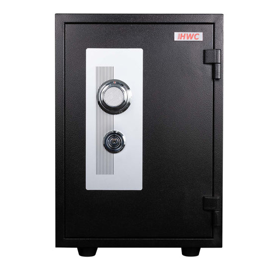 Cosmo Casa - Kluis - Brandwerend 60 min - Metaal - Zwart - 52×36×39 cm (20 l)