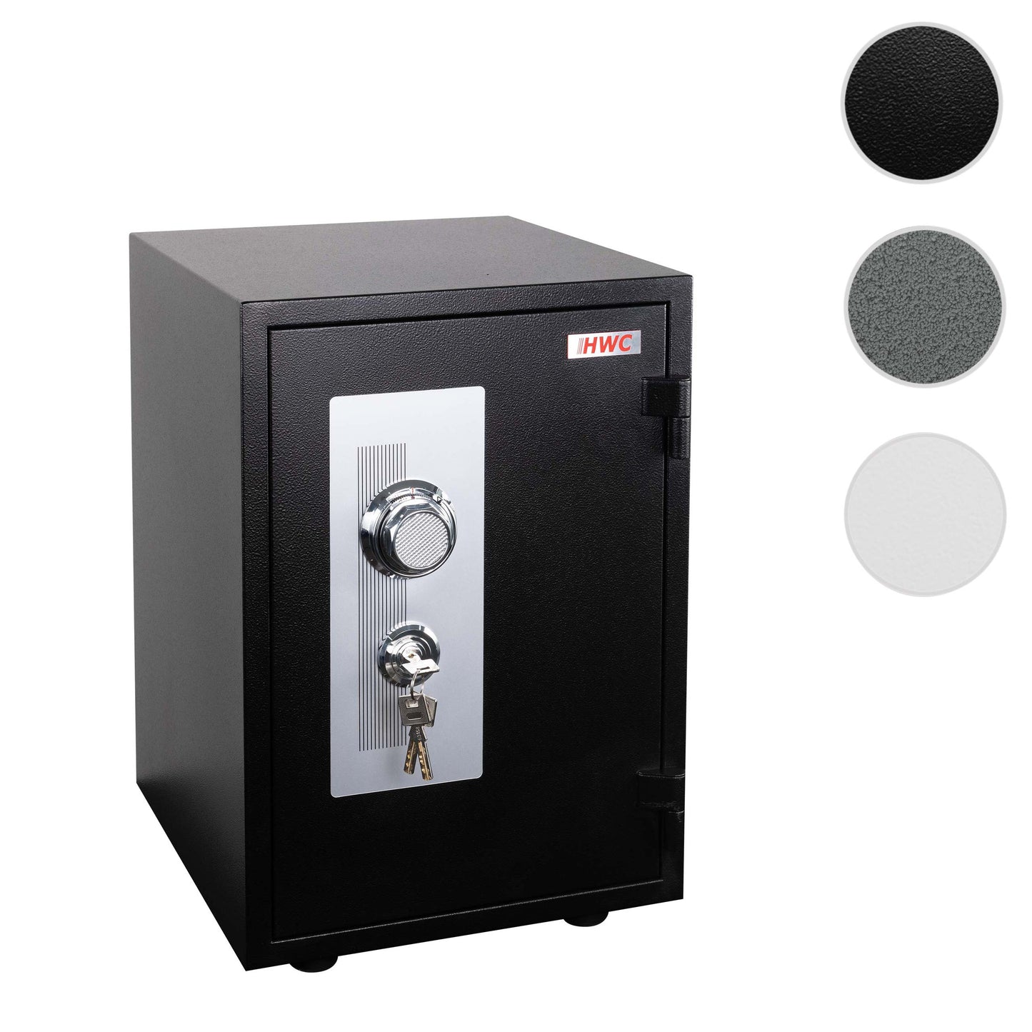 Cosmo Casa - Kluis - Brandwerend 60 min - Metaal - Zwart - 52×36×39 cm (20 l)