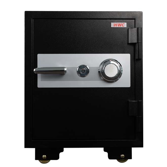 Cosmo Casa - Kluis - Brandwerend 60 min - Metaal - Zwart - 60×46×47 cm (39 l)